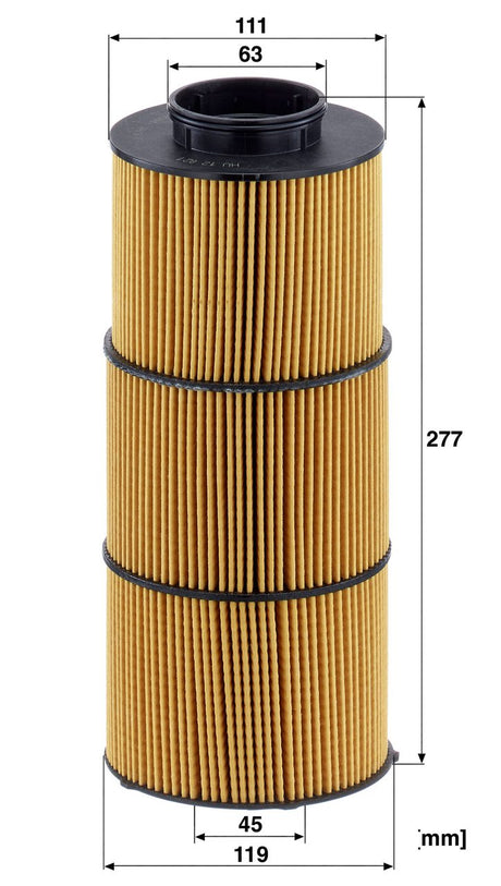 HU 12 021 z oil filter element