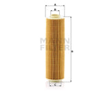 HU 514 y oil filter element (metal-free)
