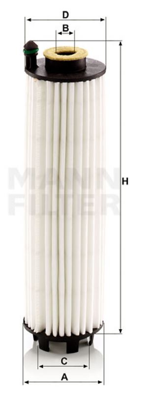 HU 6033 z oil filter element (metal-free)