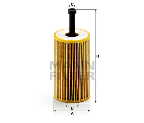 HU 612 x oil filter element