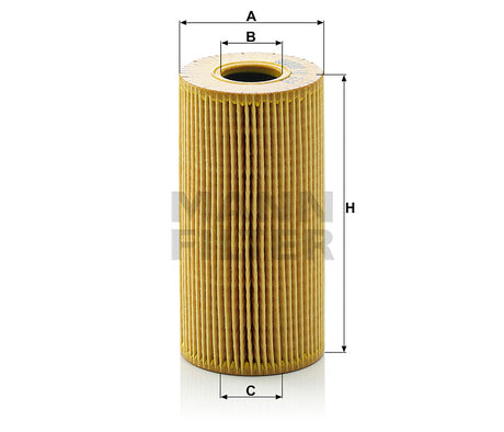 HU 618 x oil filter element (metal-free)