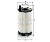 HU 7005 x oil filter element (metal-free)