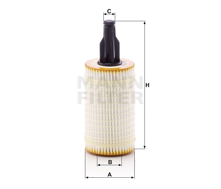 HU 7025 z oil filter element (metal-free)