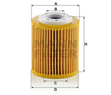 HU 7032 z oil filter element