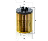 HU 712/8 x oil filter element (metal-free)
