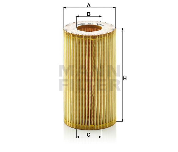 HU 718/1 y oil filter element (metal-free)
