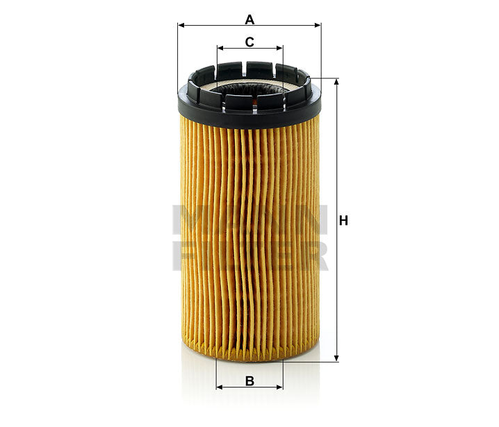 HU 718 x oil filter element (metal-free)