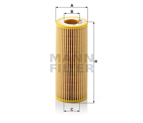 HU 721 y oil filter element (metal-free)