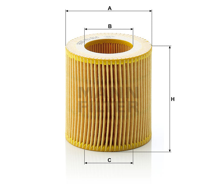 HU 816 x oil filter element (metal-free)