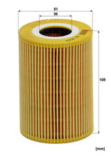 HU 9001 y oil filter element