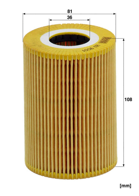 HU 9001 y oil filter element