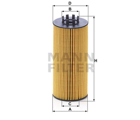 HU 9003 z metal-free oil filter element