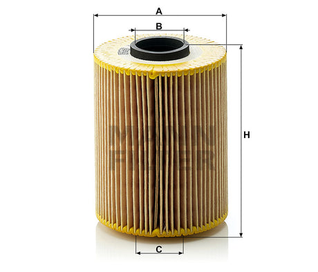 HU 926/3 x liquid filter cartridge