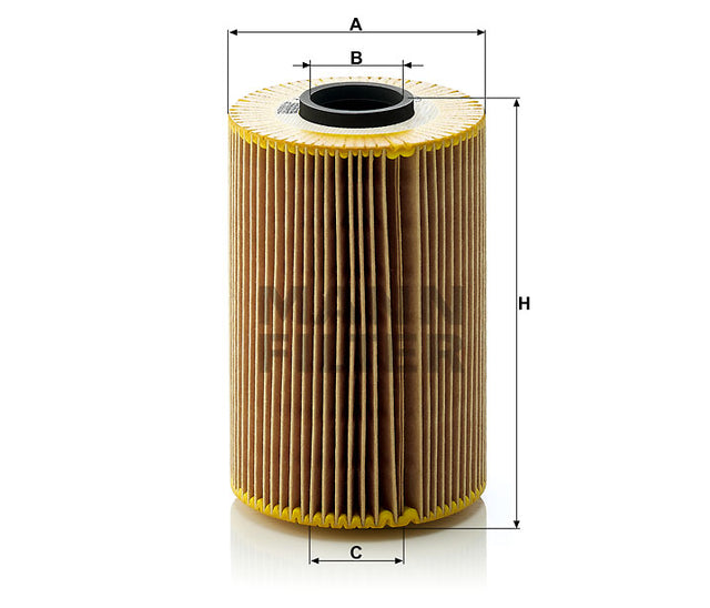 HU 930/3 x oil filter element (metal-free)