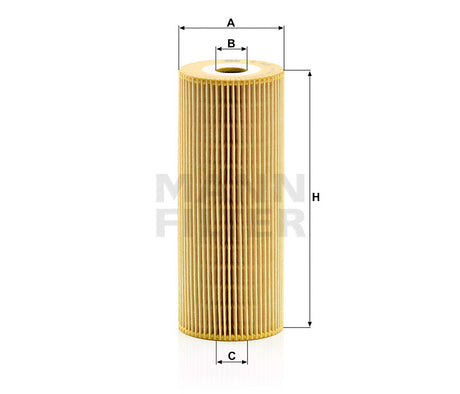 HU 947/1 n oil filter element (metal-free)