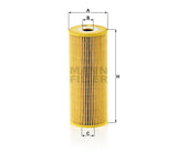 HU 947/1 x oil filter element