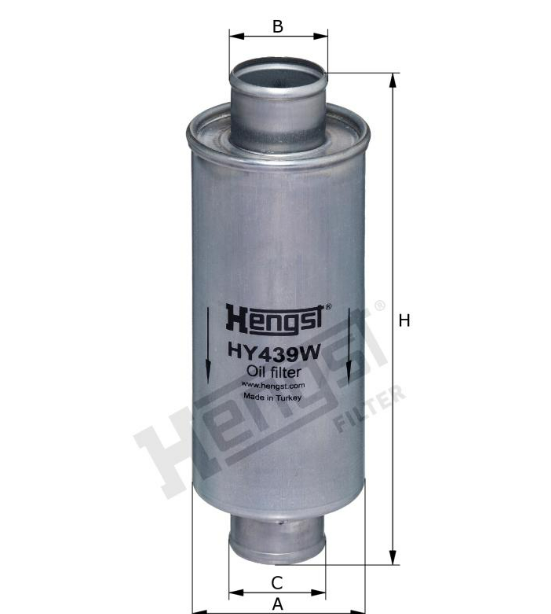 HY439W hydraulic filter in-line