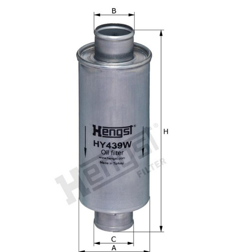 HY439W hydraulic filter in-line