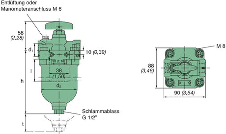 KMGP00002 plate gap-type filter