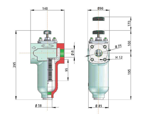 KMGP00012 plate gap-type filter