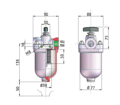 KMGP00026 plate gap-type filter