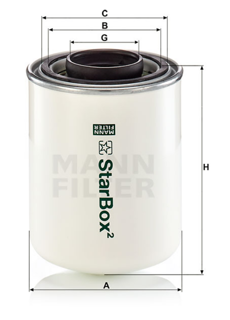 LB 1374/30 air/oil separator spin-on (StarBox)