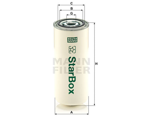 LB 962/22 air/oil separator spin-on (StarBox)