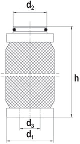 LD 5010/1 air filter element (high performance)