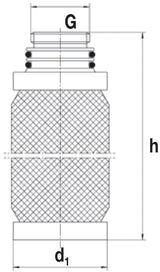 LD 6007/1 air filter element (high performance)