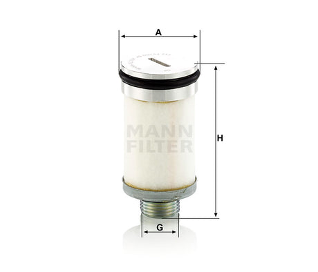 LE 1001 air/oil separator element (incl. gasket)