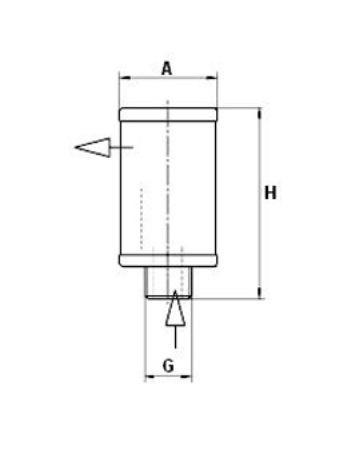 LE 1003 air/oil separator element