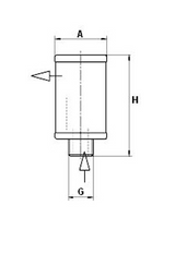 LE 1004 air/oil separator element