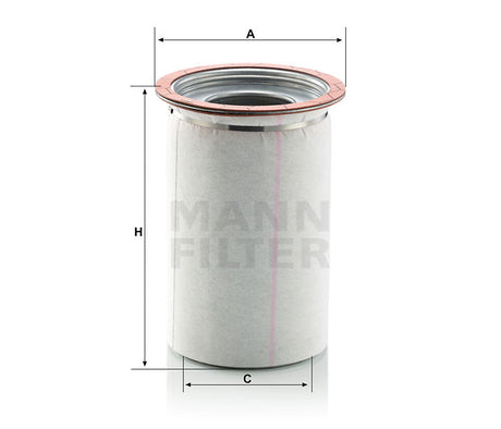 LE 10 001 air/oil separator element