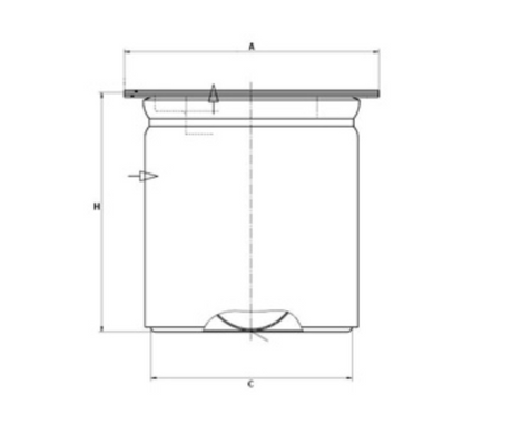 LE 13 015 x air/oil separator element