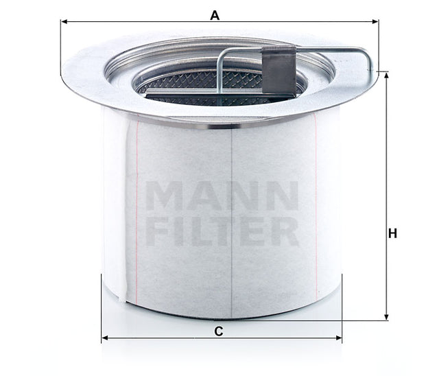 LE 16 015 x air/oil separator element (incl. gasket)