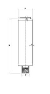 LE 2003 air/oil separator element