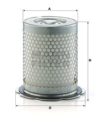 LE 24 002 x air/oil separator element (incl. gasket)