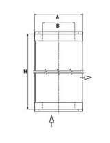 LE 3005 air/oil separator element