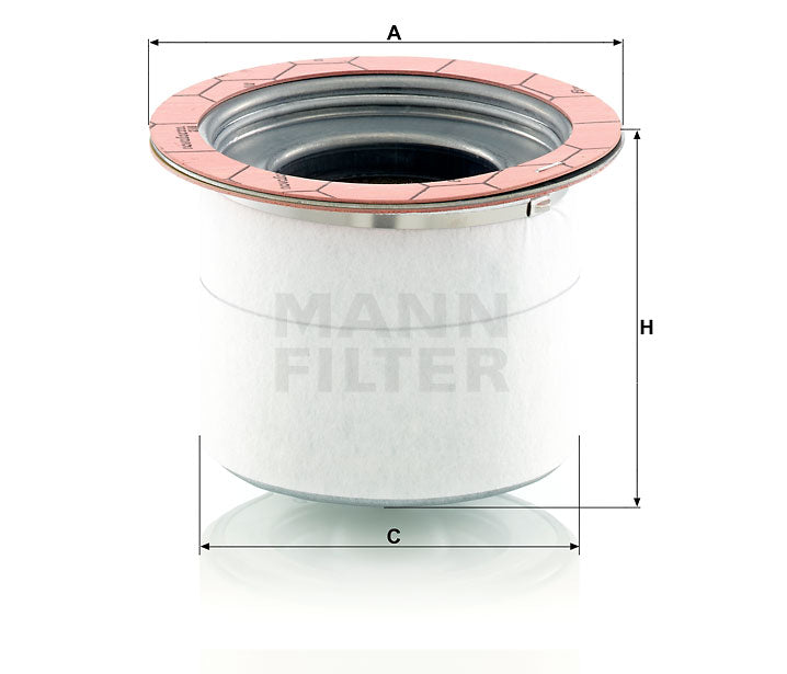 LE 5010 air/oil separator element (incl. gasket)