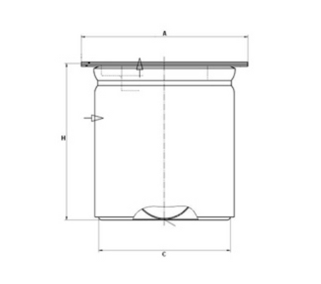LE 51 002 air/oil separator element