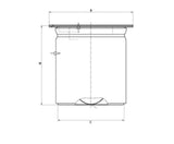 LE 52 001 air/oil separator element