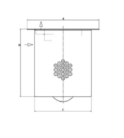 LE 57 003 x air/oil separator element