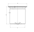 LE 65 004 air/oil separator element (incl. gasket)