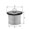 MF1325 fuel filter element