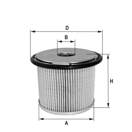 MF1325 fuel filter element