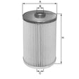 MF191 fuel filter element