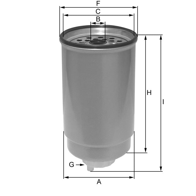 MF996A fuel filter spin-on