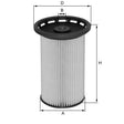 MFE1632MB fuel filter element