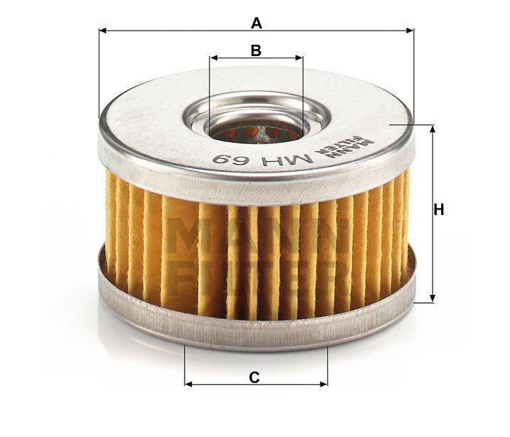 MH 69 oil filter element