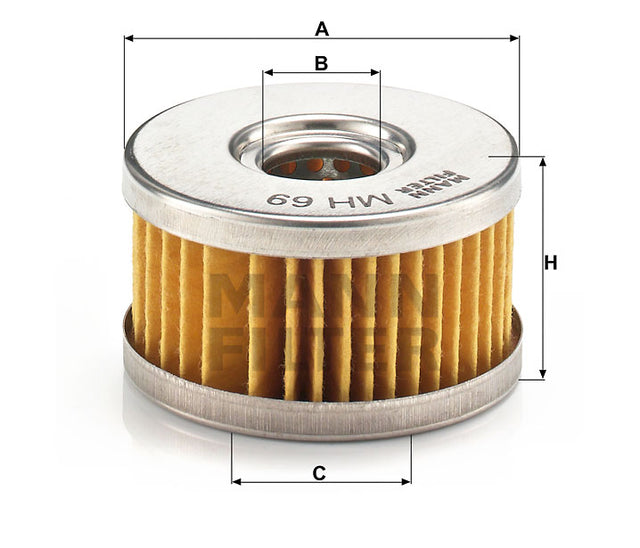 MH 69 oil filter element
